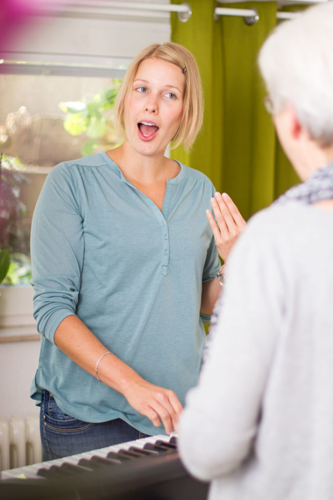 Stimmtraining mit Frau Völkert